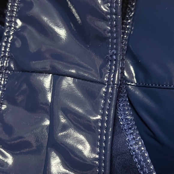 💎 NWT Ivy Park x Adidas Dark Blue latex bodysuit, 1X, never worn, sexy! 💎 NWT - Picture 4 of 7